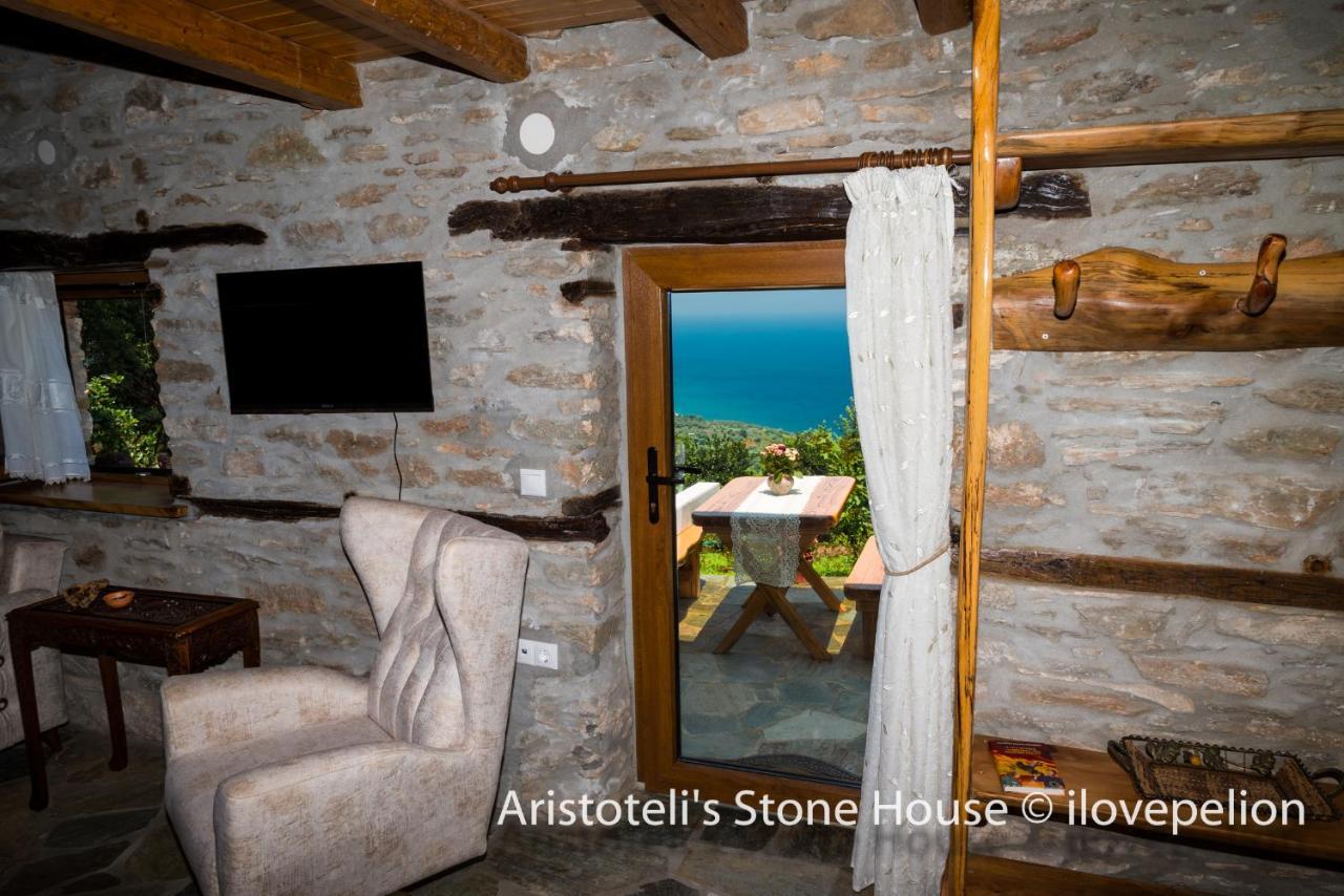 Aristoteli'S Stone House Makrirrákhi Esterno foto